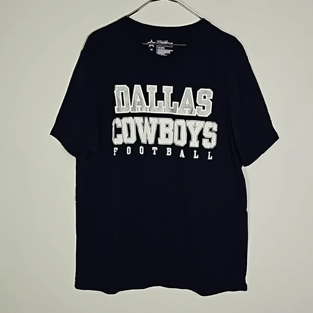 Dallas Cowboys dark blue medium short sleeve shirt - Picture 1 of 5